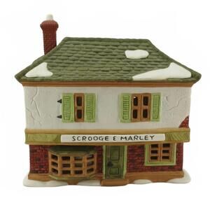 Department 56 Scrooge and Marley Counting House 65005 Christmas Dickens Village